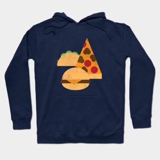 Taco Pizza Burger Hoodie